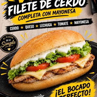 Viena Cerdo Completa con Mayonesa 