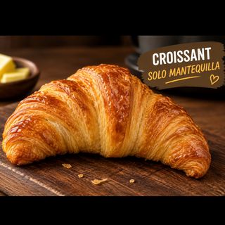 Croissant con Mantequilla