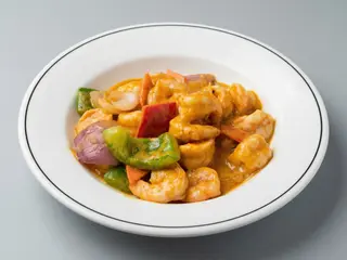 Gambas Con Salsa Curry (Picante)