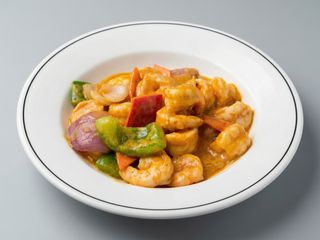 Gambas Con Salsa Curry (Picante)