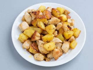 Pollo e patate alla diavola