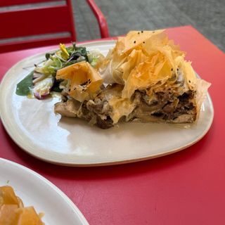 Pollo y setas