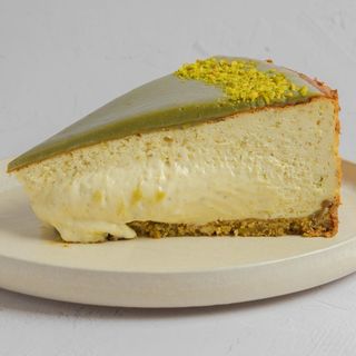 Cheesecake de pistacho