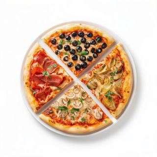 Pizza al gusto 4 ingredientes