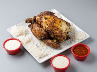 Pollo A L'Ast Entero (1 Ud.) Con Arroz 