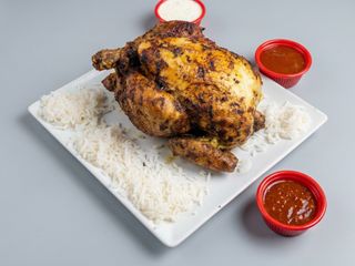 Pollo A L`Ast (5 Uds.) Con Arroz