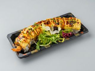 51. Dragón Queso Flameado Roll (8 Pzs.)