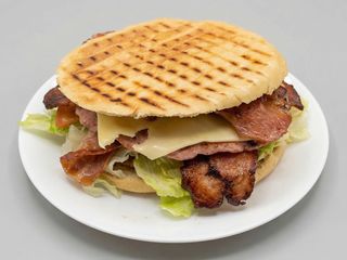 Hamburguesa De Bacon Y Queso