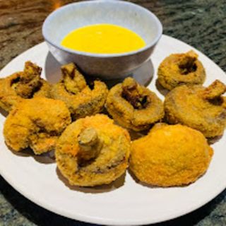 Champiñón fresco rebozado