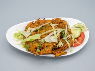 02 Torta de cebolla/Onion Bhajee