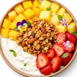 Poke de frutas fresca