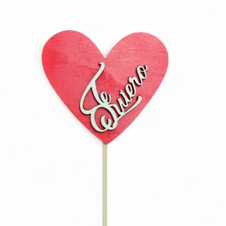 Pick Te quiero rojo
