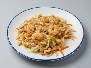 Wok De Udon Con Gambas