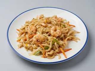 Wok De Udon Con Gambas