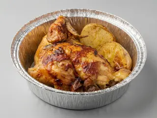 1/2 Pollo A L'ast (1 pechuga+ 1 muslo)