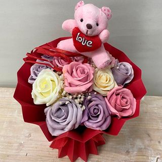 Ramo "Rosas de Jabón" tonos pastel