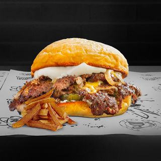 Oklahoma Onion Cheeseburger