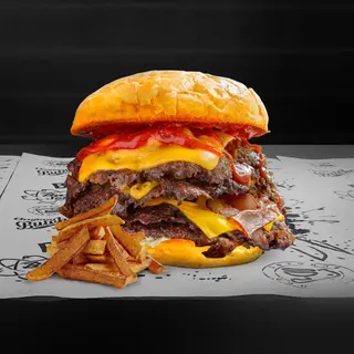 Cuadruple Bypass Burger (400 G.)