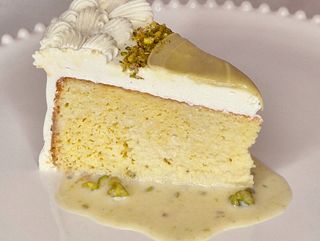 Porción de Tres Leches y Pistacho