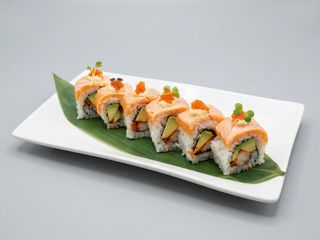 159.Aburi de salmón roll (8 uds.)