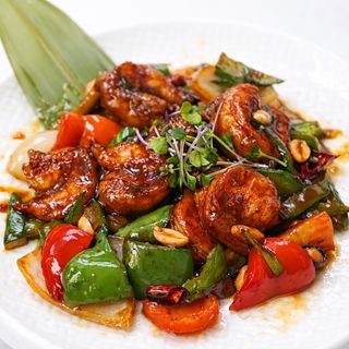 Langostinos Kung Pao