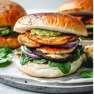 Burger Halloumi Vegetal