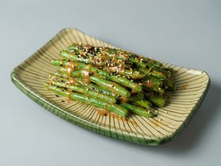 Crunchy Sesame Greens