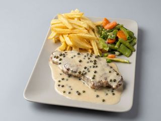 Entrecot De Buey A La Pimienta