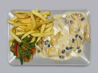 Pechuga De Pollo Con Salsa De Melocotón