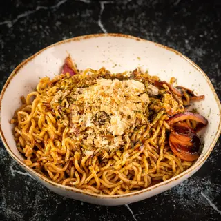 Yakisoba De Verduras y Gambas