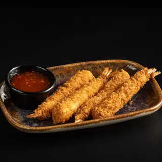 Langostino en tempura (4 unidades)
