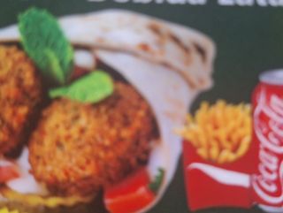 Menú Durum de falafel
