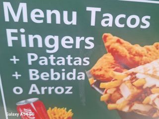 MENÚ TACO FINGERS