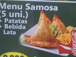 MENÚ SAMOSA DE POLLO