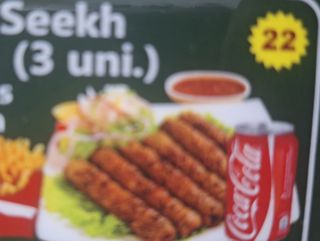 MENÚ SEEKH KEBAB