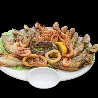 pescado frito medio kilo