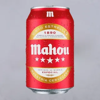 Cerveza Mahou 5 Estrellas Lata 33cl.
