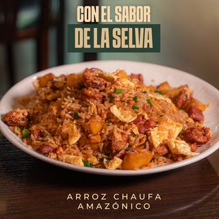 Arroz chaufa amazónico
