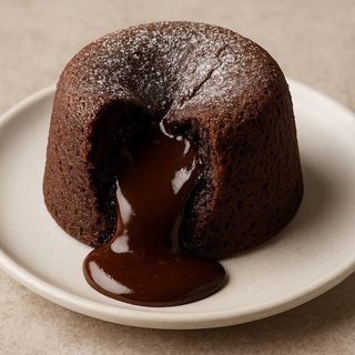 Volcán de chocolate