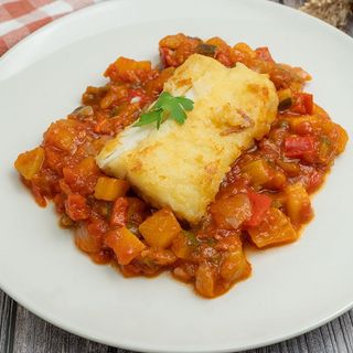 Bacalao con Sanfaina