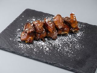 Costillas Agridulces Con Vinagre De Arroz