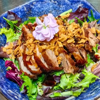 Ensalada con pato asado 