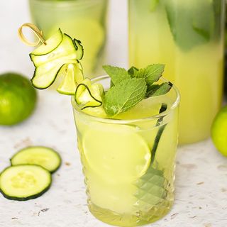 Limonada De Pepino Con Menta
