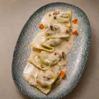 Ravioli de espinaca y ricotta