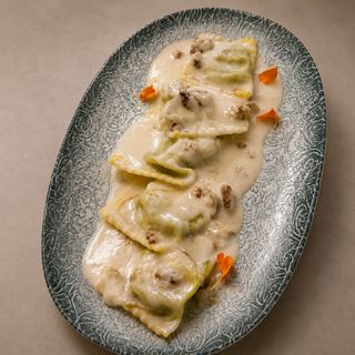 Ravioli de espinaca y ricotta