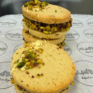 Alfajor Sable Bañado En Pistacho (1 Ud.)