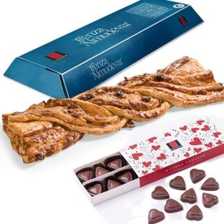 Pack Trenza de Almudévar + 12 Bombones San Valentín