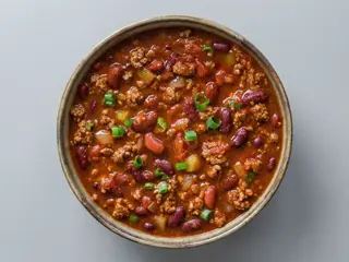 Chiles con carne de ternera