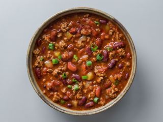 Chiles con carne de ternera