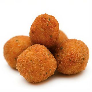 Croqueta gourmet gamba roja del Mediterraneo